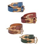 Mittelalter-Gürtel aus Leder Diverse Farben