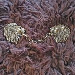 Löwe Fell oder Umhangschliesse