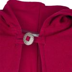 Umhang mit Schliesse Rot – Bild 2