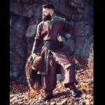 Tunika "Norgaard" Braun/Grün