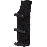 Beinschiene geflochten Leder schwarz – Bild 6