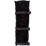 Beinschiene geflochten Leder schwarz – Bild 5