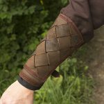 Armschutz Leder Braun oder Schwarz