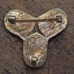 Kleeblattfibel Bronze – Bild 2