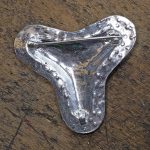 Kleeblattfibel versilbert – Bild 4