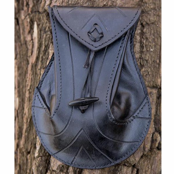 Leder Beutel Braun oder Schwarz – Bild 3
