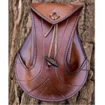 Leder Beutel Braun oder Schwarz – Bild 2