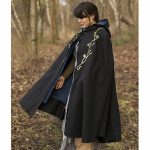 Zauberer Umhang Braun oder Schwarz
