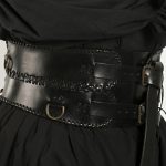 Breiter Gürtel Schwarz oder Braun M / L – Bild 2