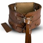 Breiter Gürtel Schwarz oder Braun M / L – Bild 4