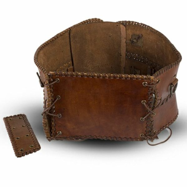 Breiter Gürtel Schwarz oder Braun M / L – Bild 3