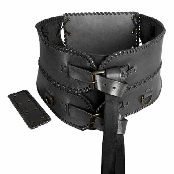 Breiter Gürtel Schwarz oder Braun M / L – Bild 6