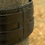 Breiter Gürtel Knotenmuster Schwarz oder Braun – Bild 7
