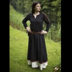 Mittelalter Kleid Schwarz S bis XL