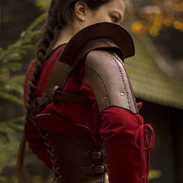 Leder Schulter Braun – Bild 2