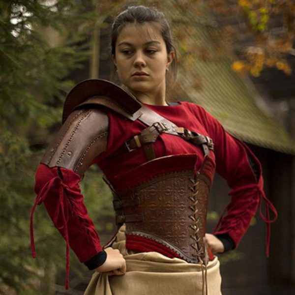 Leder Schulter Braun – Bild 4