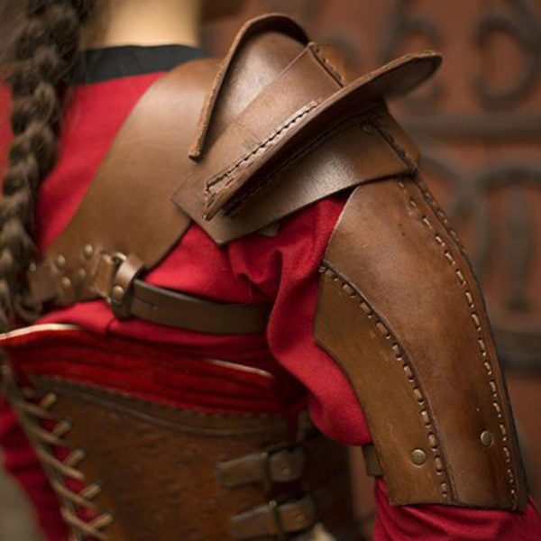 Leder Schulter Braun – Bild 5