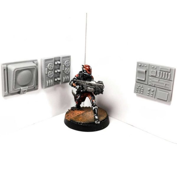 Sci-Fi Wand Panel 3Stk. – Bild 2