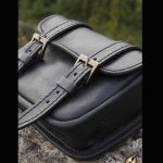 Leder Gürteltasche Braun oder Schwarz – Bild 4