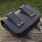 Leder Gürteltasche Braun oder Schwarz – Bild 5