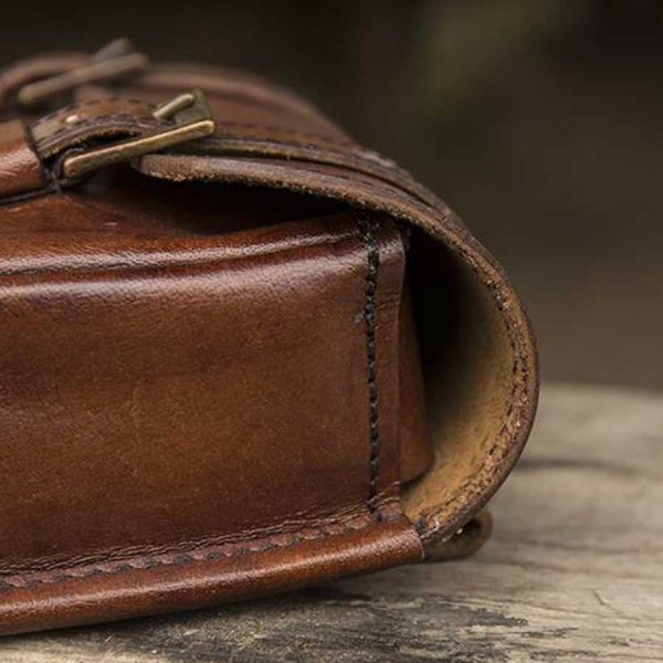 Leder Gürteltasche Braun oder Schwarz – Bild 6