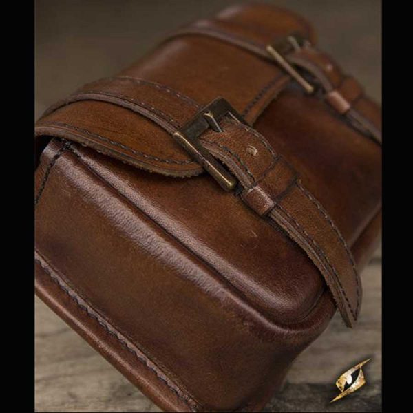 Leder Gürteltasche Braun oder Schwarz – Bild 2