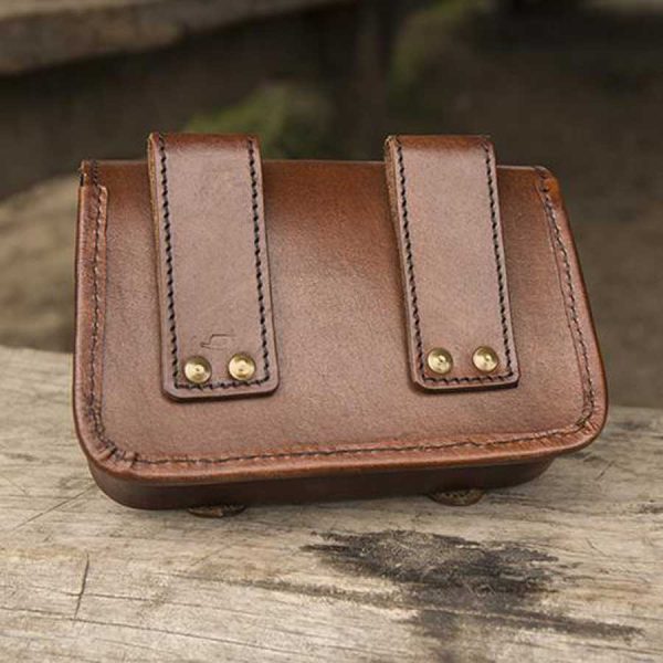 Leder Gürteltasche Braun oder Schwarz – Bild 8