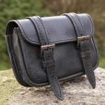 Leder Gürteltasche Braun oder Schwarz