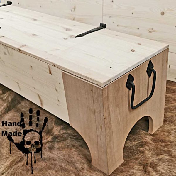 Mittelalter Truhenbett – Bild 8