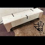 Mittelalter Truhenbett