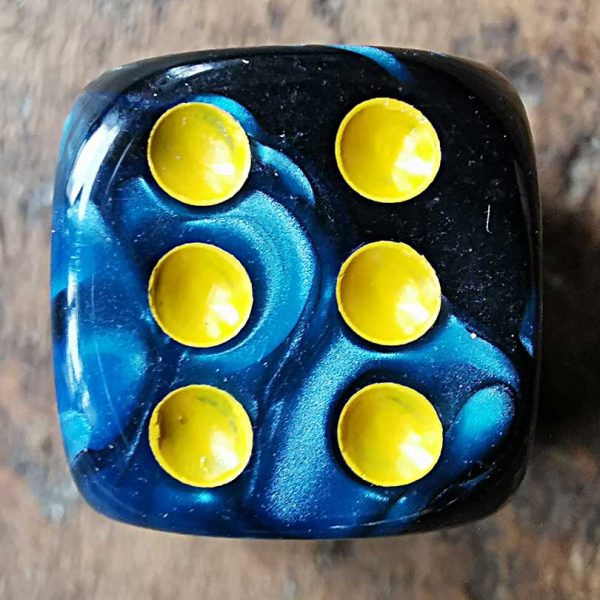 Wurfel Marmoriert 12mm 1Stk. – Bild 3