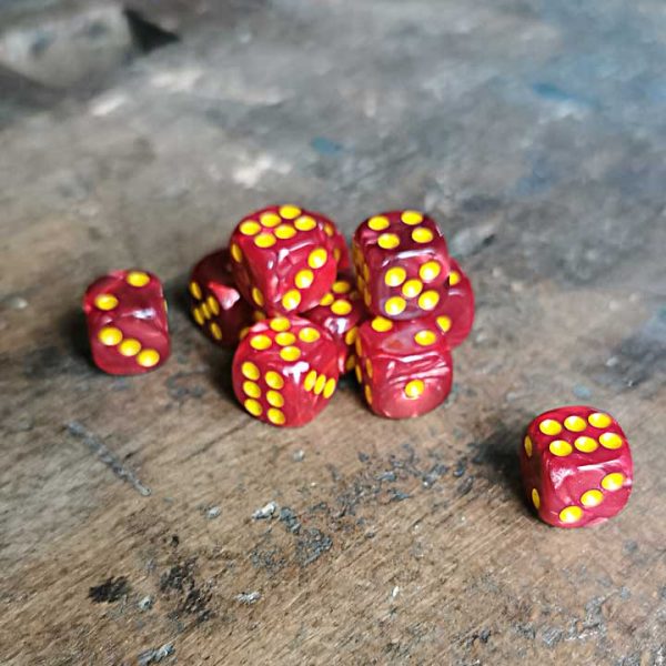 Wurfel Marmoriert 12mm 1Stk. – Bild 2