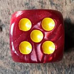 Wurfel Marmoriert 12mm 1Stk.