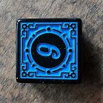 Wurfel Asia Muster Blau Preis 1Stk. – Bild 2