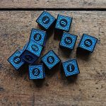 Wurfel Asia Muster Blau Preis 1Stk. – Bild 4