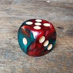 Wurfel Marmoriert 16mm 1Stk.