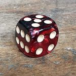 Wurfel Marmoriert 16mm 1Stk. – Bild 3