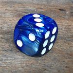 Wurfel Marmoriert 16mm 1Stk.