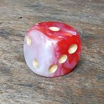 Wurfel Marmoriert 16mm 1Stk.