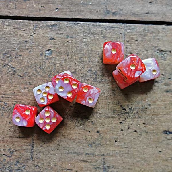 Wurfel Marmoriert 16mm 1Stk. – Bild 3