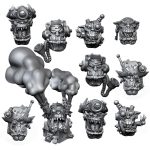 Ork Conv. Kopf Set. 10Stk.