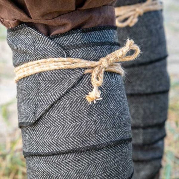 Wadenwickel Braun, Schwarz und Grau – Bild 3