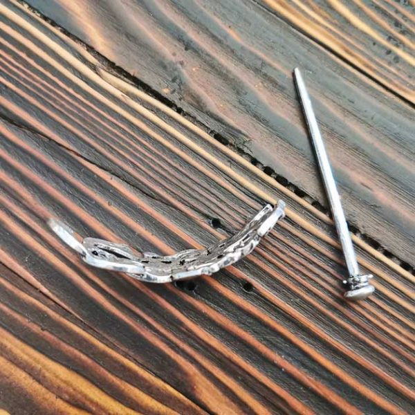 Haarspange nordischer Drache – Bild 2