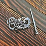 Haarspange nordischer Drache – Bild 3