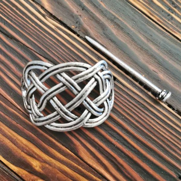 Haarspange Knotenmuster – Bild 2