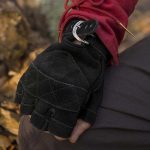Leder Handschuhe Fingerlinge Celtic Braun oder Schwarz – Bild 7