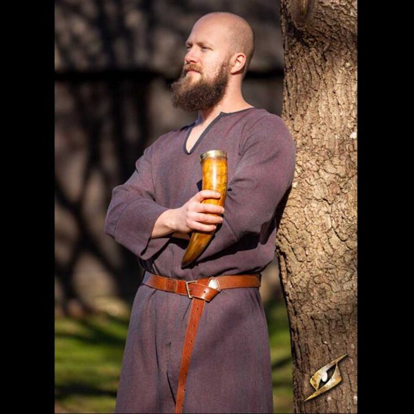 Tunika Fischgrat Bordeaux – Bild 4