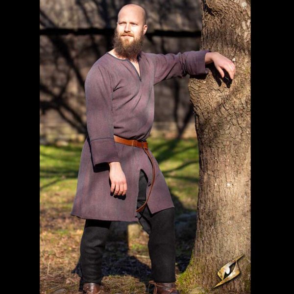 Tunika Fischgrat Bordeaux – Bild 2