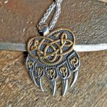 Amulett Bärentatze Gold – Bild 4