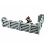 Wellblech Barrikaden